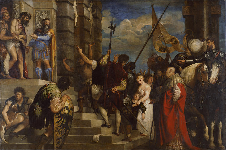 Ecce Homo #4 Painting by Titian