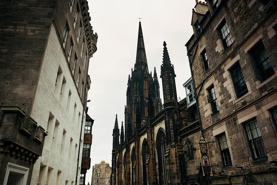 Edinburgh city street #4 Photograph by Songquan Deng