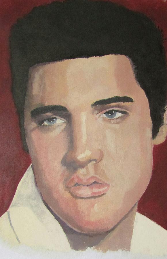 Elvis Presley Painting - Elvis  #4 by Darran Rothan