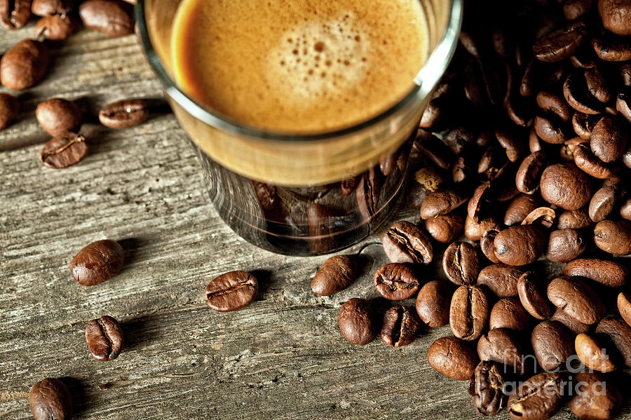 Espresso And Coffee Grain #4 Photograph by Gualtiero Boffi