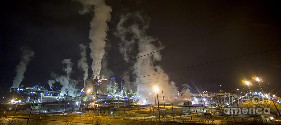 Pactiv Evergreen Paper Mill in Canton, North Carolina #3 Photograph by David Oppenheimer