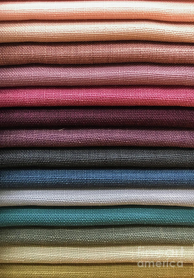 Fabric colours selection #4 Photograph by Tom Gowanlock