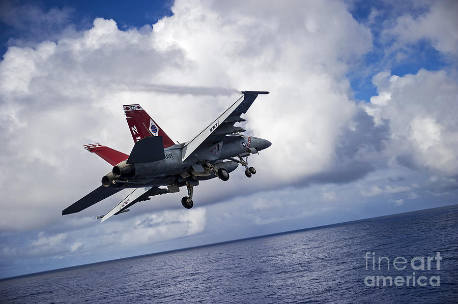 Cvn 73 Painting - Fighter-jet #4 by Celestial Images