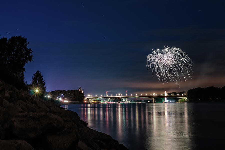Fireworks #6 Photograph by Marc Braner