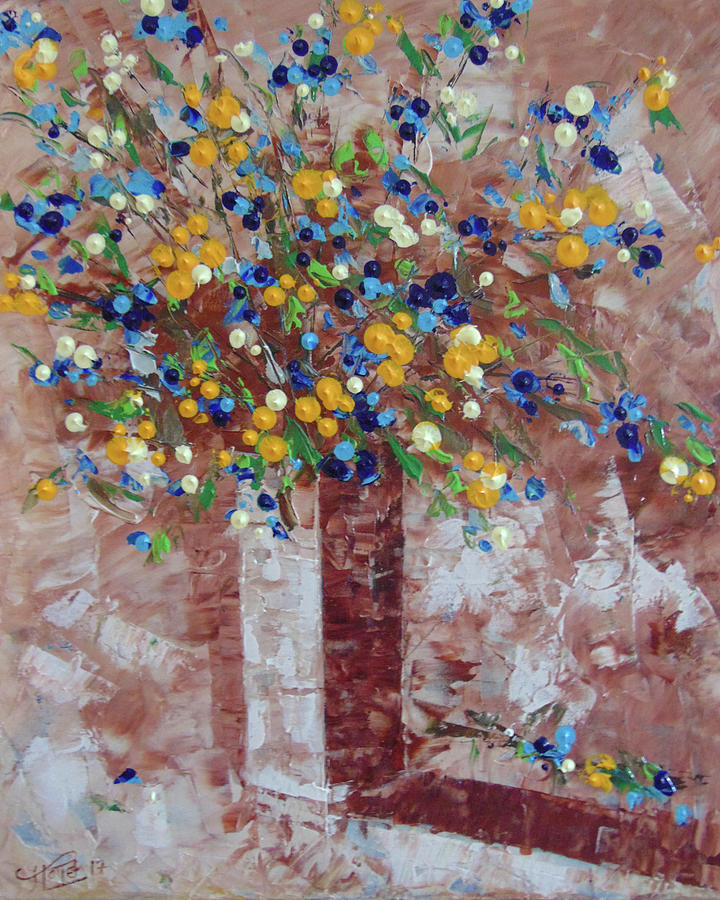 Floral #5 Painting by Frederic Payet