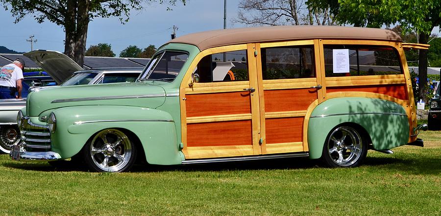 Ford Woodie #4 Photograph by Dean Ferreira
