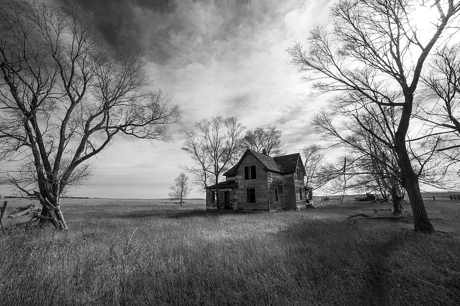 Black And White Photograph - Forgotten  #4 by Aaron J Groen
