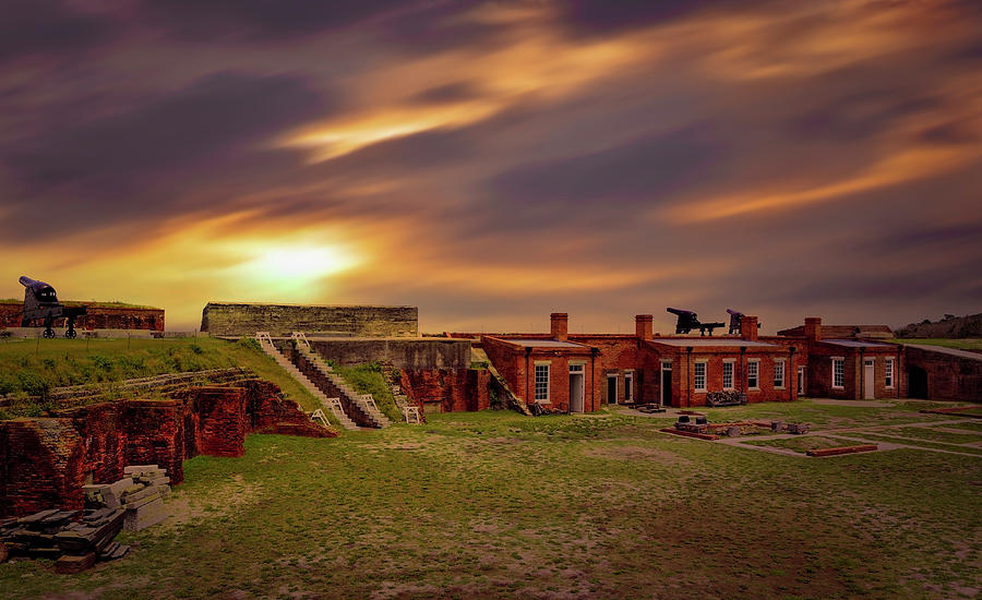 Architecture Photograph - Fort Clinch #4 by Peter Lakomy