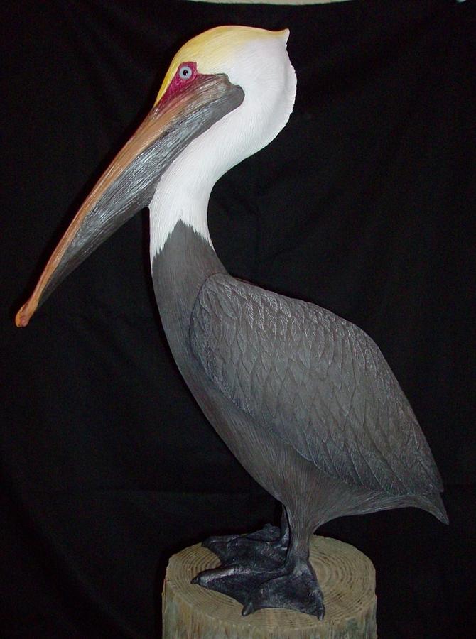 4 Ft Pelican sculpture www rodbecklund com Sculpture by Rod Becklund ...