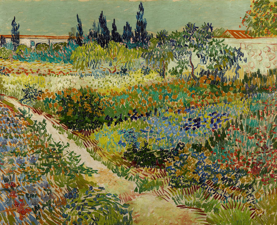 Garden At Arles Painting by Vincent Van Gogh