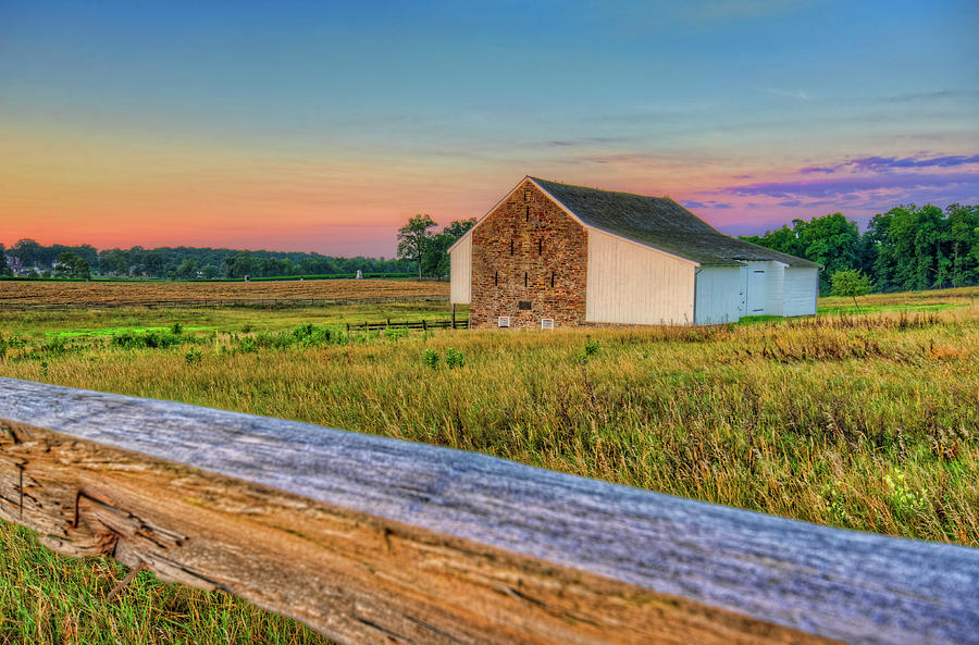 Gettysburg McPherson Ridge sunrise #4 Photograph by Craig Fildes - Pixels