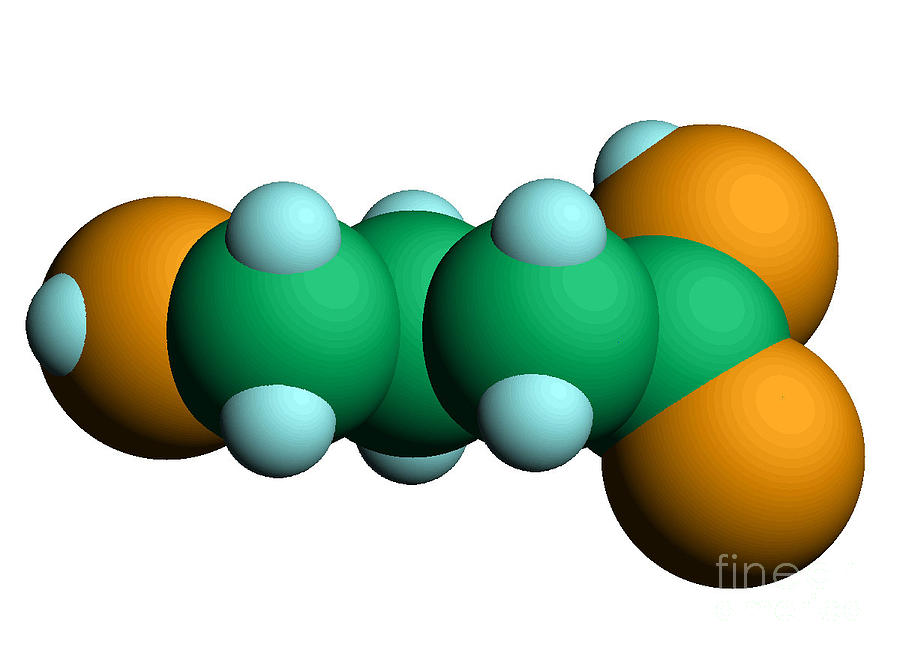 Ghb Molecular Model #4 Photograph by Scimat