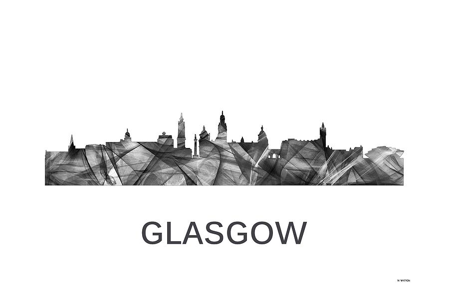 Glasgow Scotland Skyline #4 Digital Art by Marlene Watson