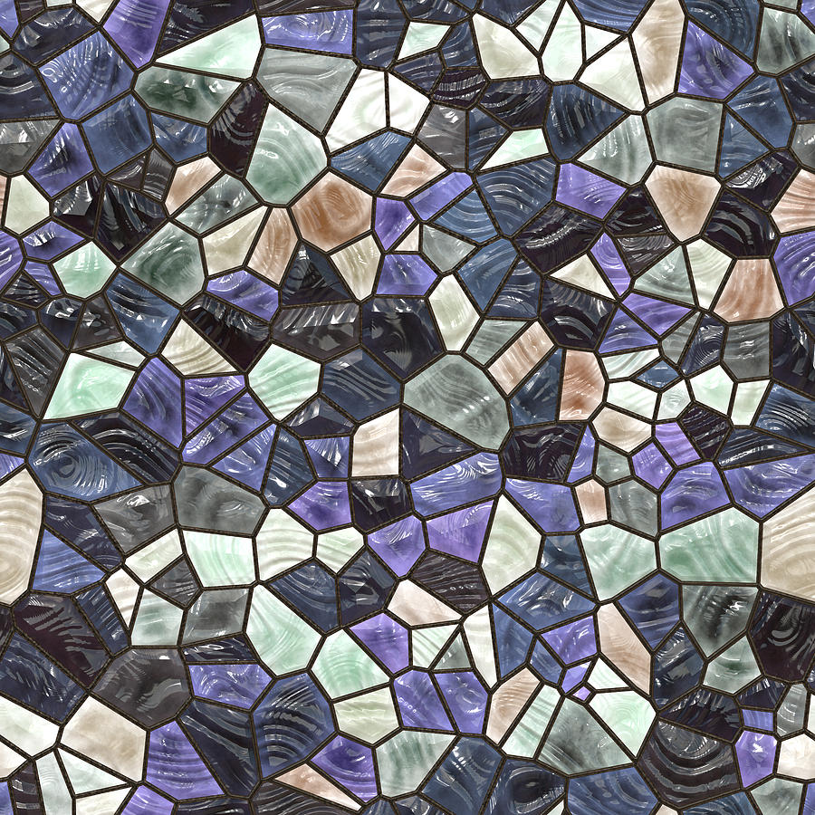 Glass Mosaic Digital Art