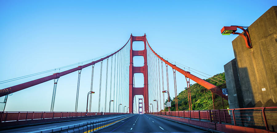 Golden Gate Bridge Early Morning In San Francisco California #4 Photograph by Alex Grichenko