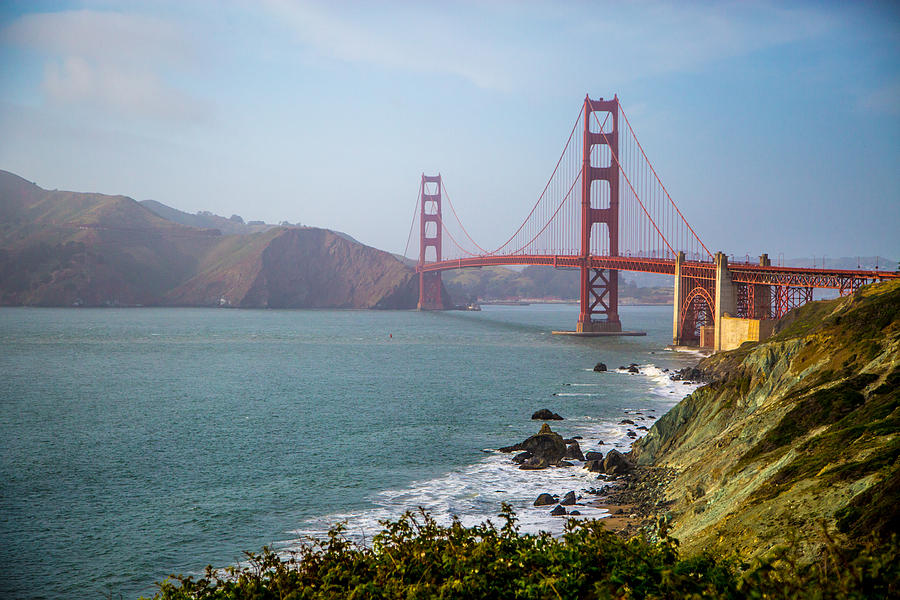 Golden Gate Bridge #4 Photograph by Lev Kaytsner