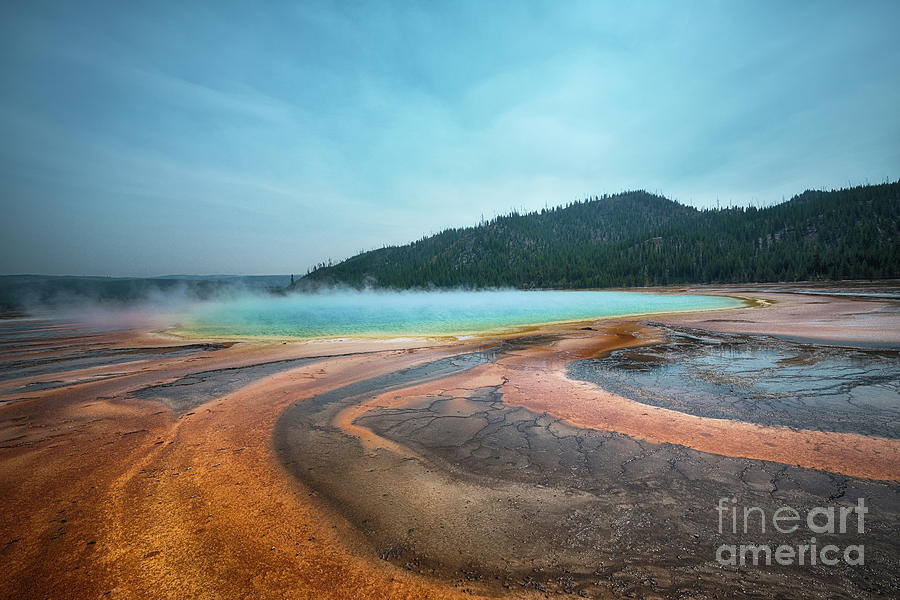 Grand Prismatic Spring  #4 Photograph by Michael Ver Sprill
