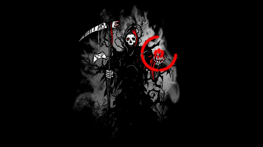 Grim Reaper Digital Art - Grim Reaper #4 by Maye Loeser