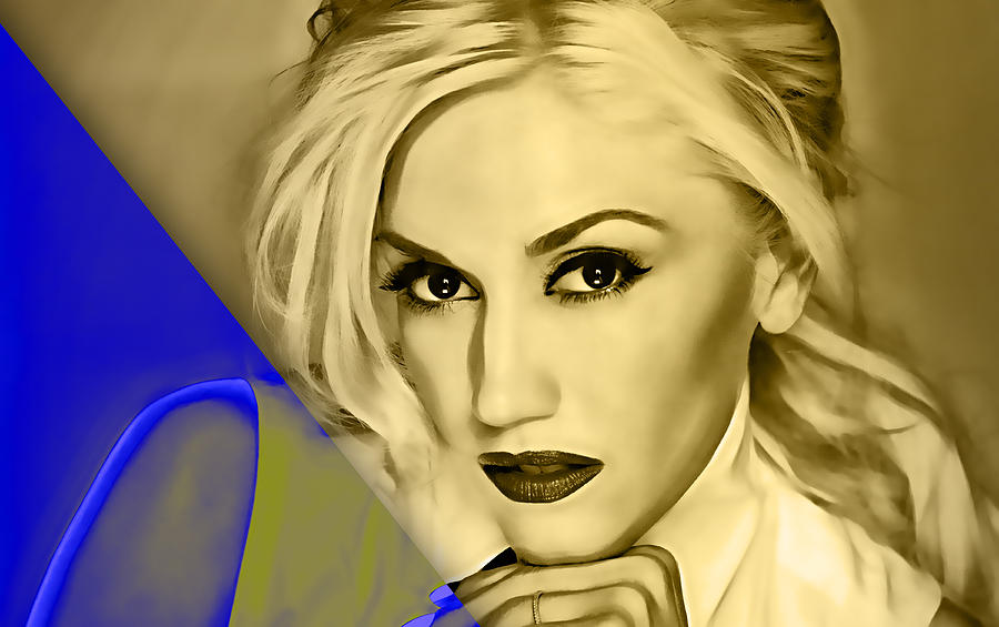 Gwen Stefani Collection Mixed Media by Marvin Blaine - Pixels