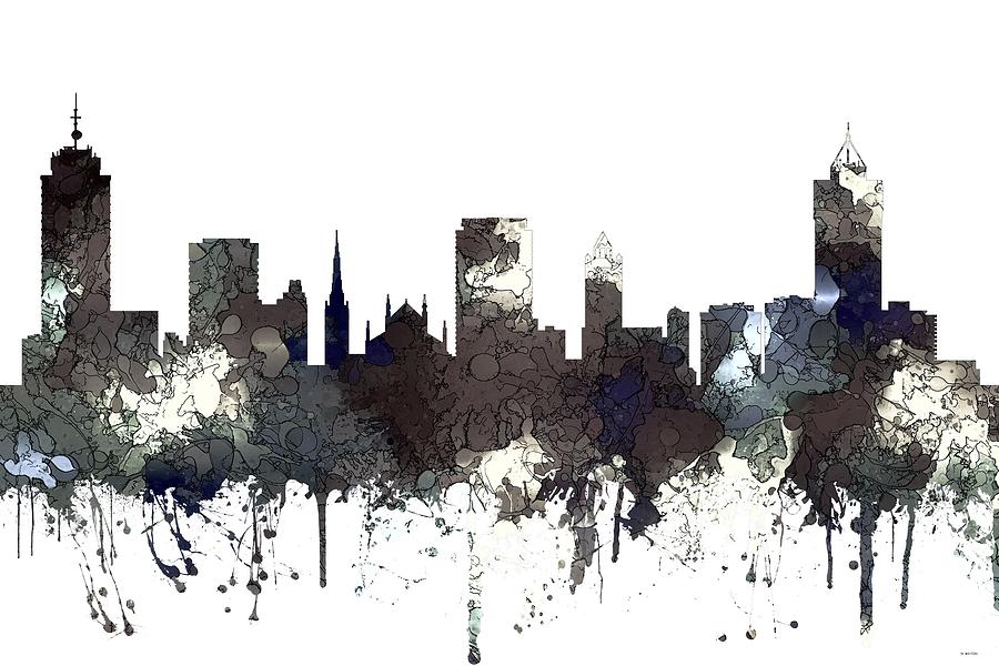 Hamilton Ont. Skyline #4 Digital Art by Marlene Watson