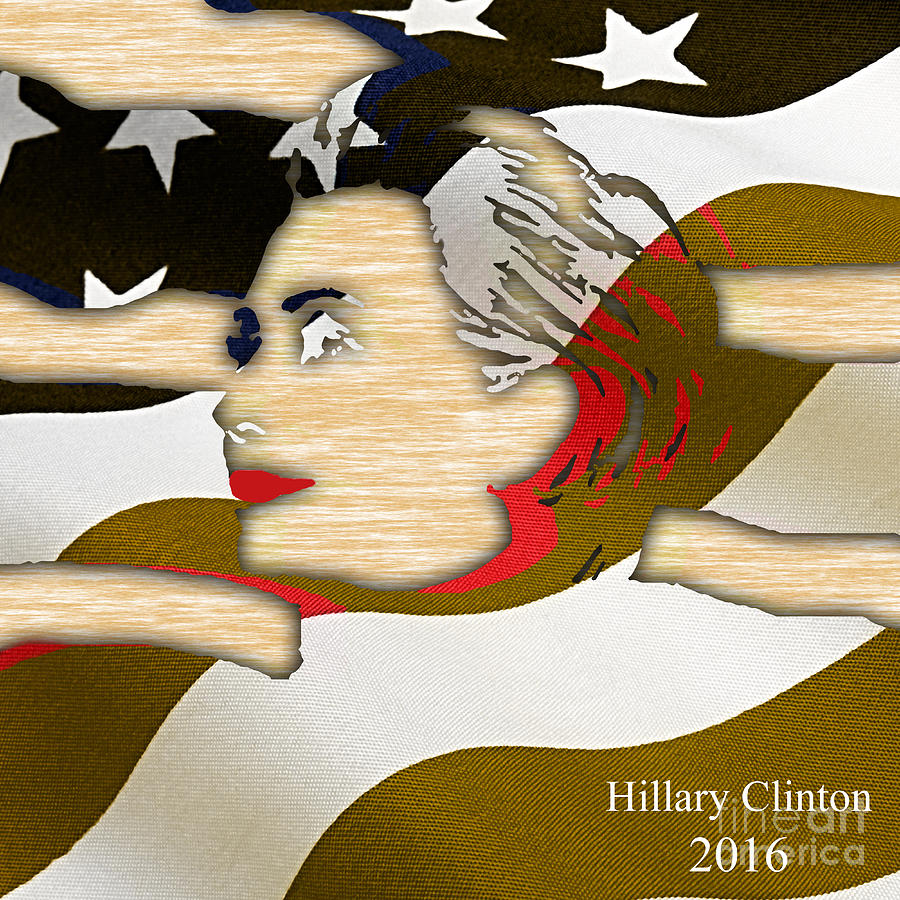 Cool Mixed Media - Hillary Clinton 2016 Collection #8 by Marvin Blaine