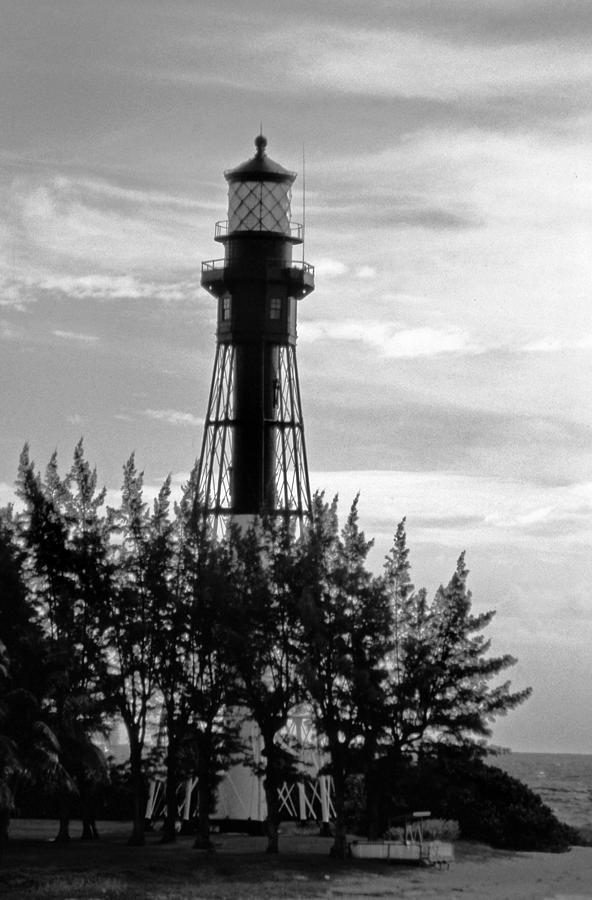 Lighthouse Photograph - Hillsboro Inlet Lighthouse Fl #1 by Skip Willits
