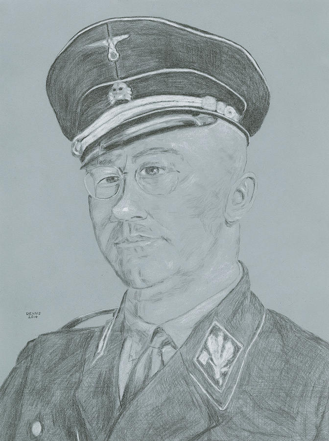 Himmler Drawing By Dennis Larson - Fine Art America