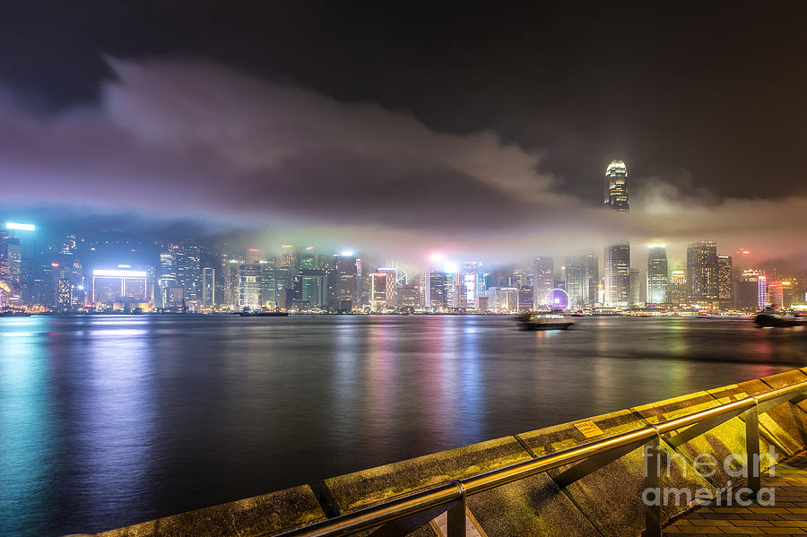 Hong Kong stunning skyline #4 Photograph by Didier Marti
