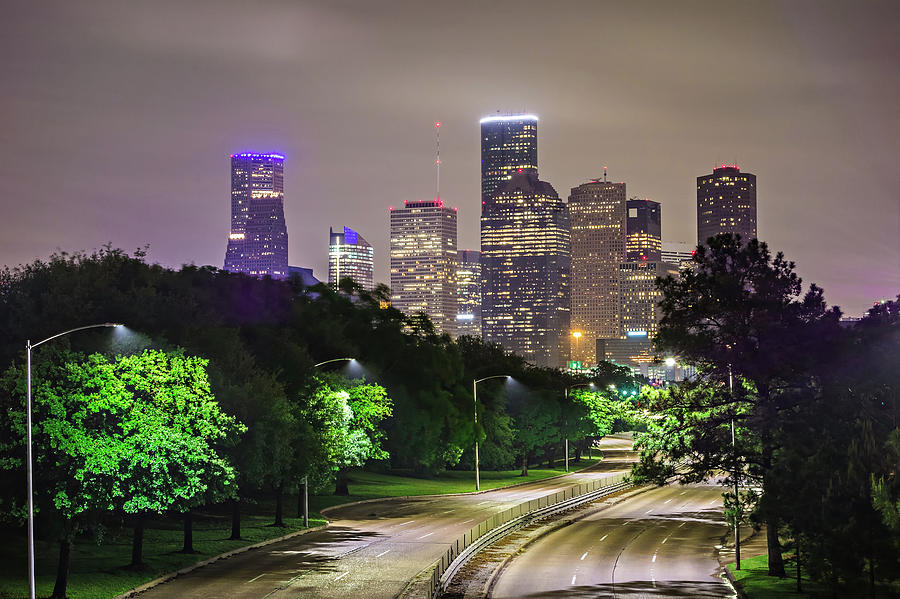 Houston Texas Skyline And Downtown #4 Photograph by Alex Grichenko