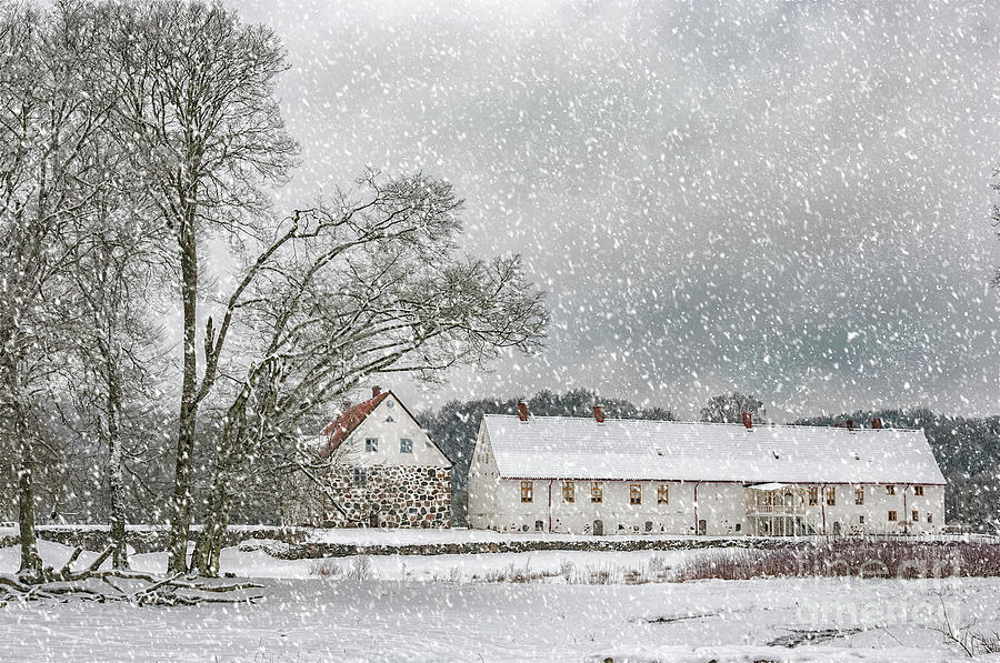 Hovdala Castle in Winter #4 Photograph by Antony McAulay