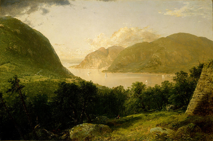 Hudson River Scene #4 Painting by John Frederick Kensett - Fine Art America