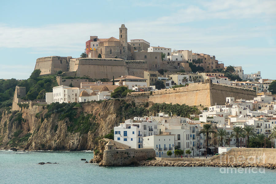 Ibiza Town and Castle #4 Photograph by Rod Jones