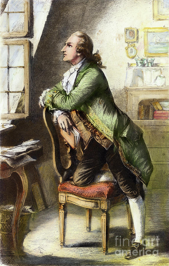 Portrait Drawing - Johann Goethe, 1749-1832 #4 by Granger