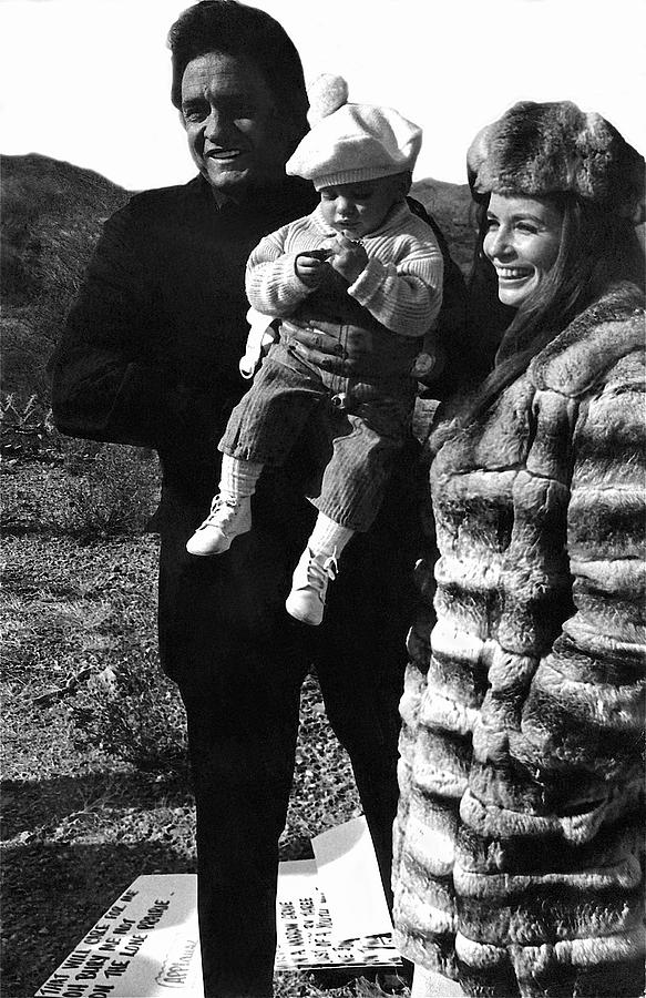 Johnny Cash And Family Old Tucson Arizona 1971 #2 Photograph by David Lee Guss
