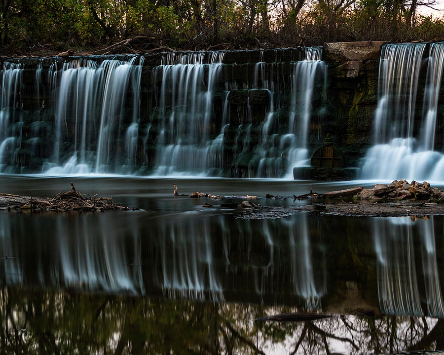 Kansas Waterfall #4 Photograph by Jay Stockhaus