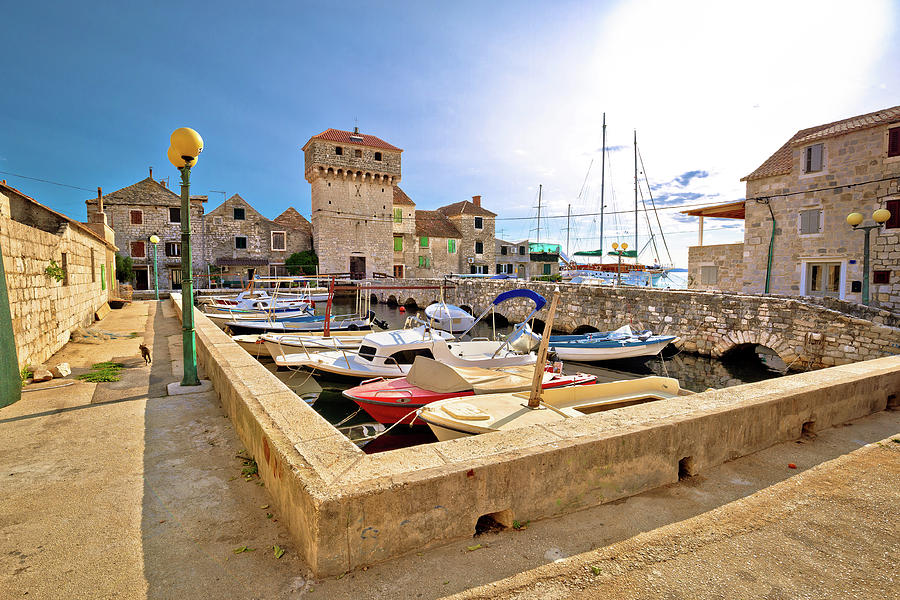 Kastel Gomilica old town on the sea near Split #4 Photograph by Brch Photography