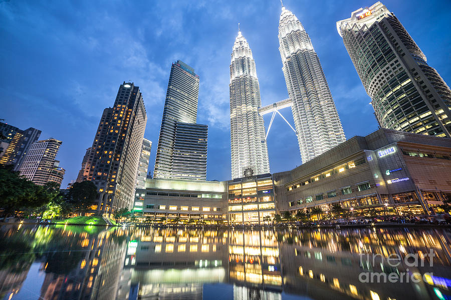Kuala Lumpur Petronas towers #4 Photograph by Didier Marti