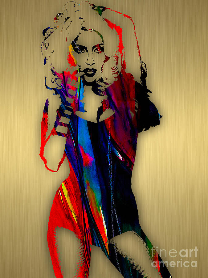 Lady Gaga Collection #10 Mixed Media by Marvin Blaine