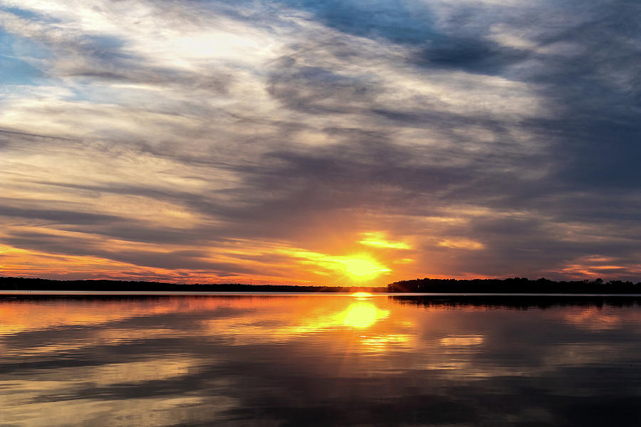 Lake Sunset #4 Photograph by Doug Long