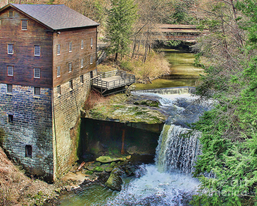 Lanterman's Mill Photograph by Jack Schultz