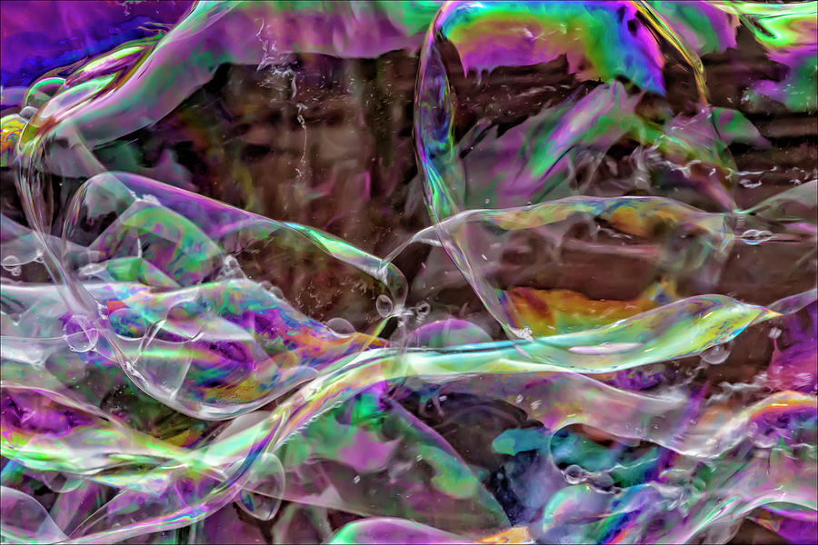 Large Soap Bubbles #4 Photograph by Robert Ullmann