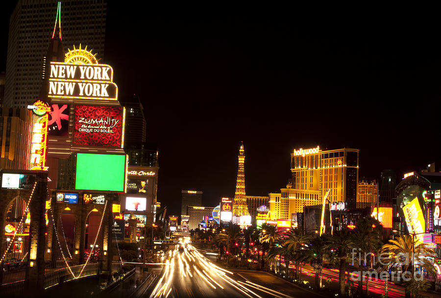 Las Vegas Nightlife #4 Photograph by Anthony Totah