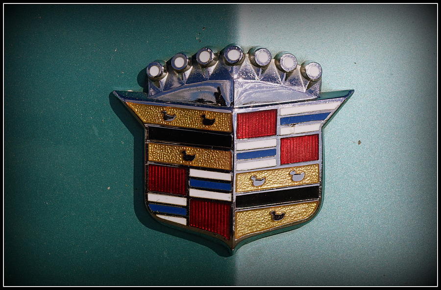 Vintage Cadillac Emblem Photograph by Laurie Perry