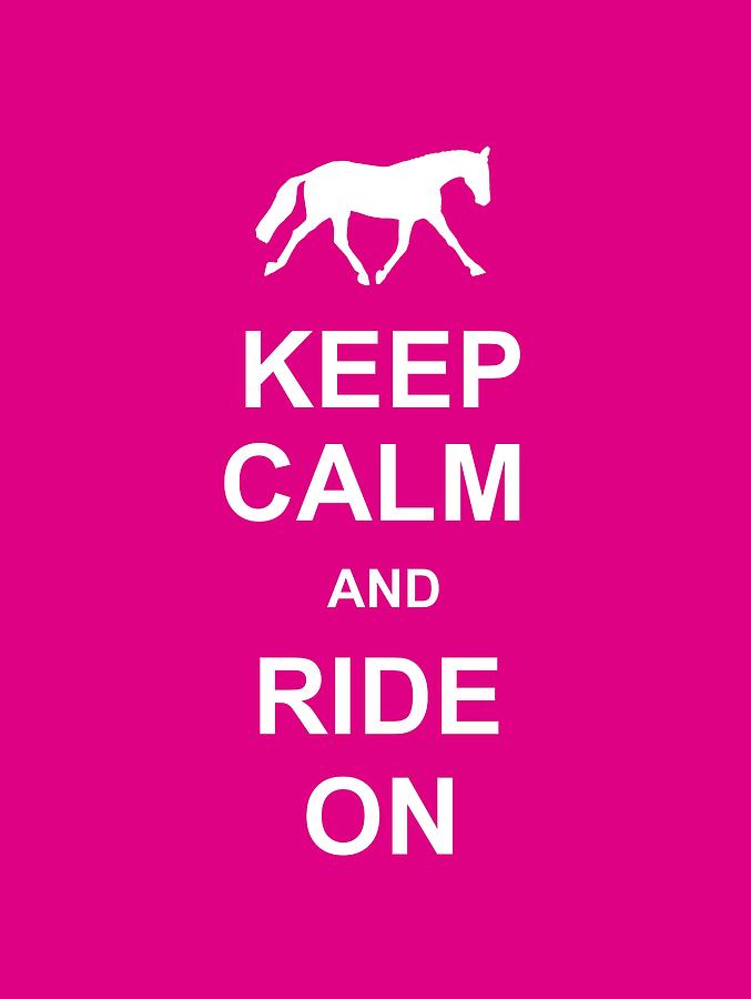 Keep Calm At First Level Photograph by Dressage Design