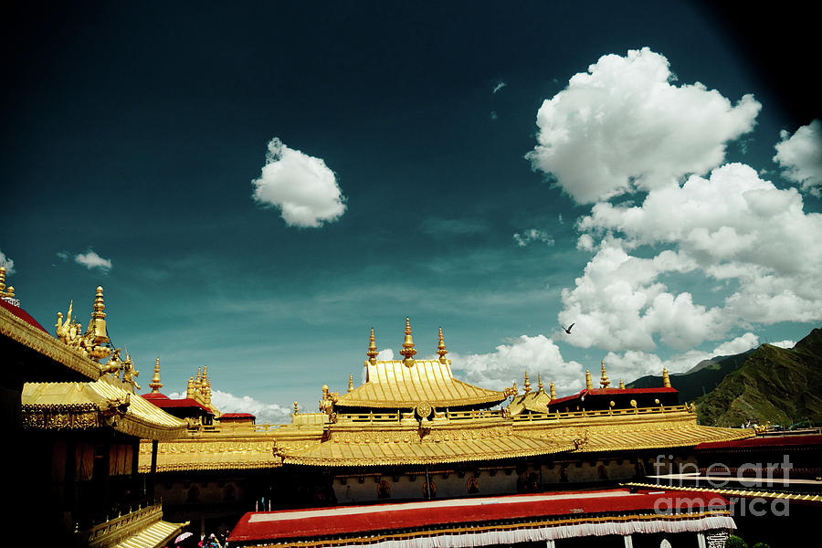 Lhasa Jokhang Temple Fragment Tibet Artmif.lv #4 Photograph by Raimond Klavins