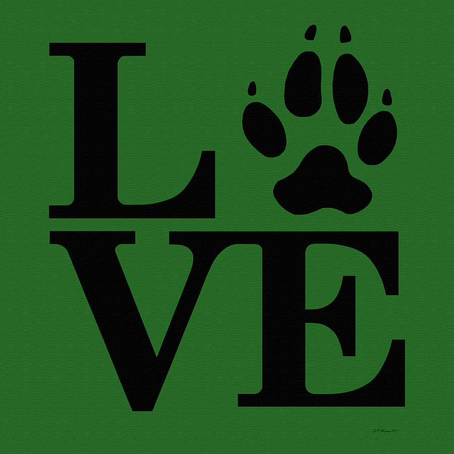 Love Claw Paw Sign #4 Digital Art by Gregory Murray