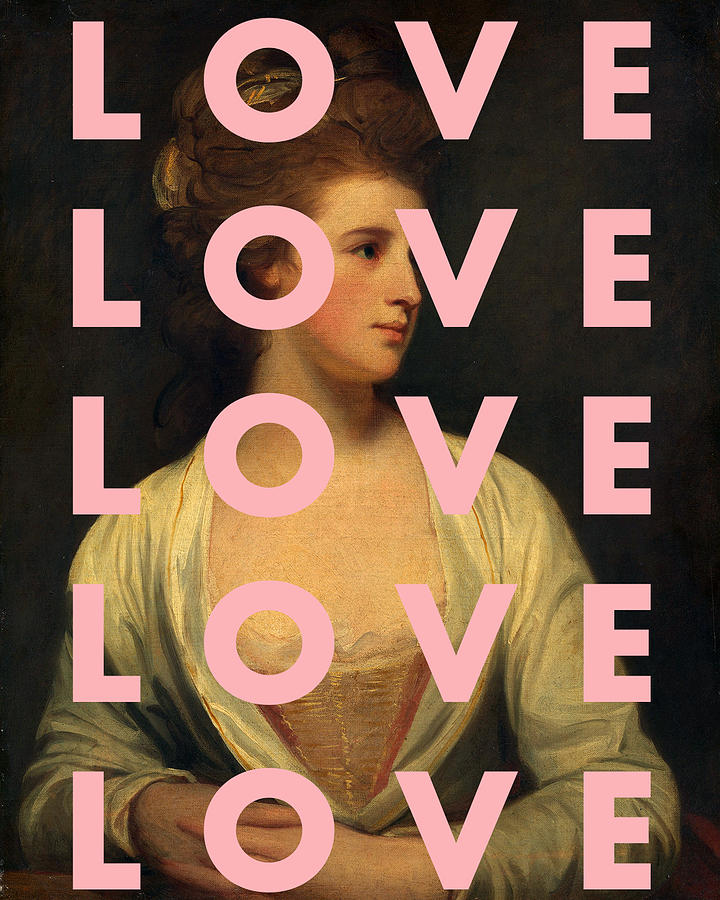 LOVE LOVE LOVE Print #4 Digital Art by Georgia Clare