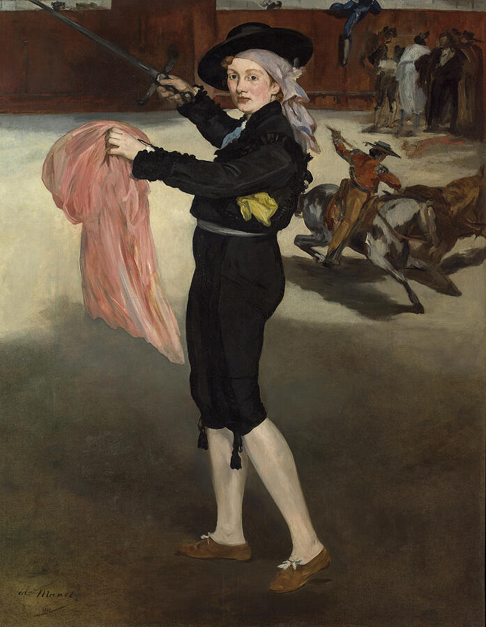 Mademoiselle V. . . in the Costume of an Espada, from 1862 Painting by Edouard Manet