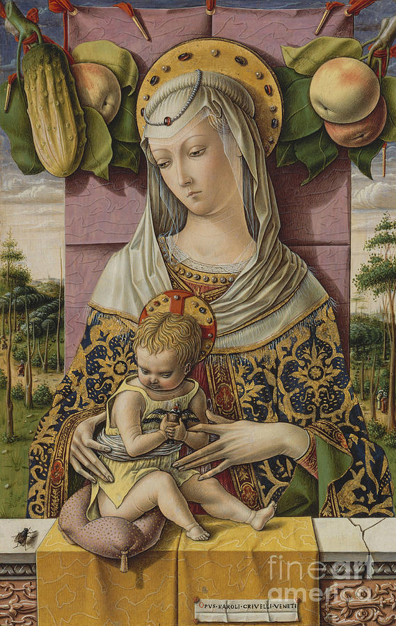 Carlo Crivelli Painting - Madonna and Child by Carlo Crivelli
