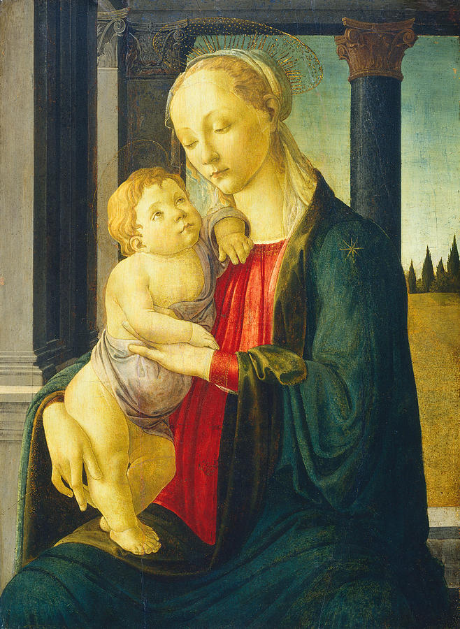 Madonna Painting - Madonna and Child #4 by Sandro Botticelli